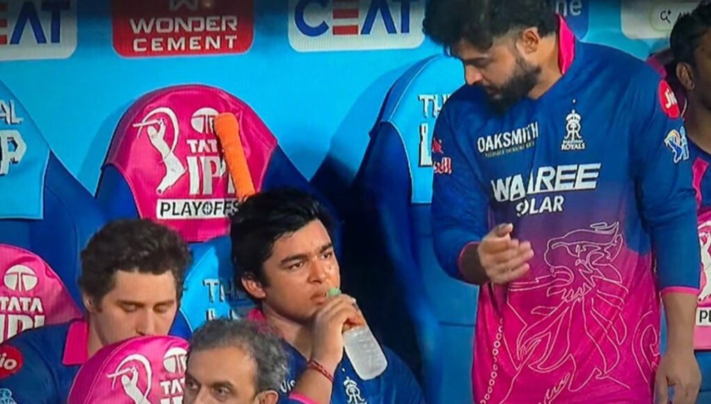 IPL 2026: Riyan Parag seen scolding Vaibhav Sooryavanshi after missed century during RR vs GT clash