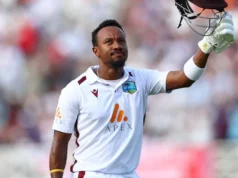 Hodge Leads Windies Fightback on Rain-Affected Day Hodge Leads Windies Fightback on Rain-Affected Day