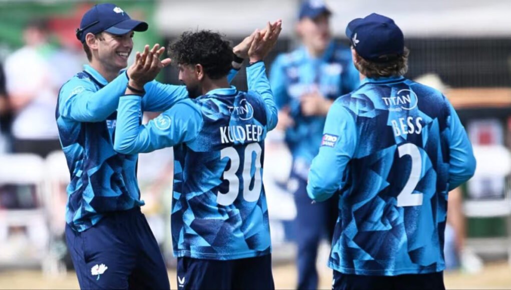 Kuldeep Removes Ben Stokes in One-Day Cup Clash Kuldeep Removes Ben Stokes in One-Day Cup Clash