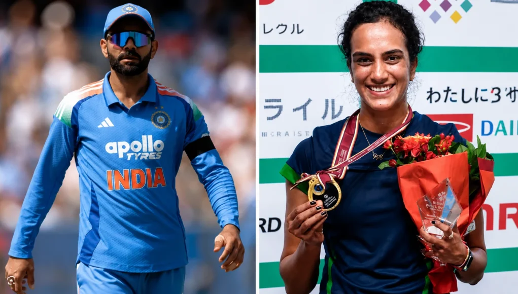 PV Sindhu Says Virat Kohli Told Her to Show Up and Play Her Game PV Sindhu Says Virat Kohli Told Her to Show Up and Play Her Game